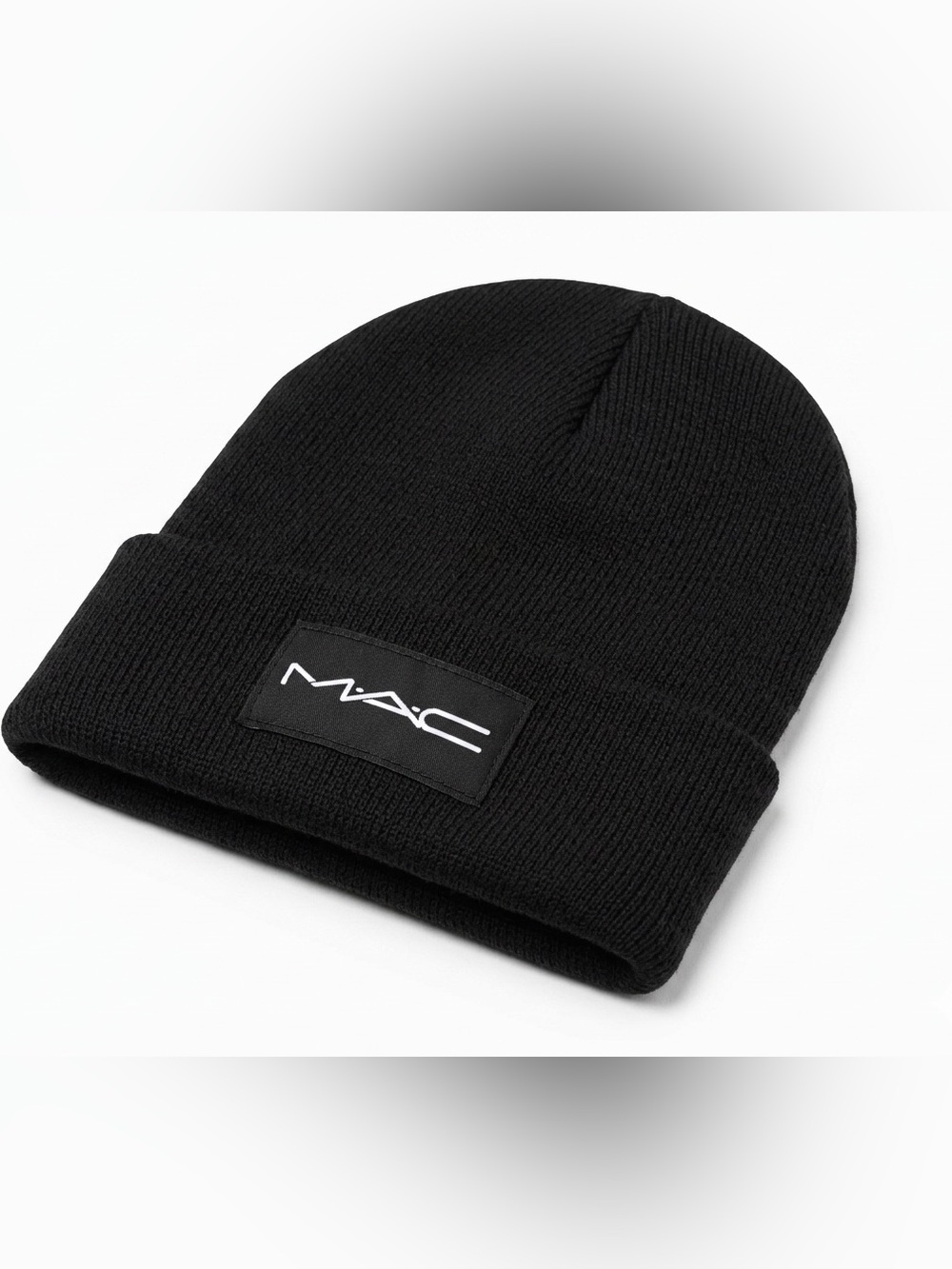 M·A·C Cosmetics Black Logo Beanie Hat - NEW